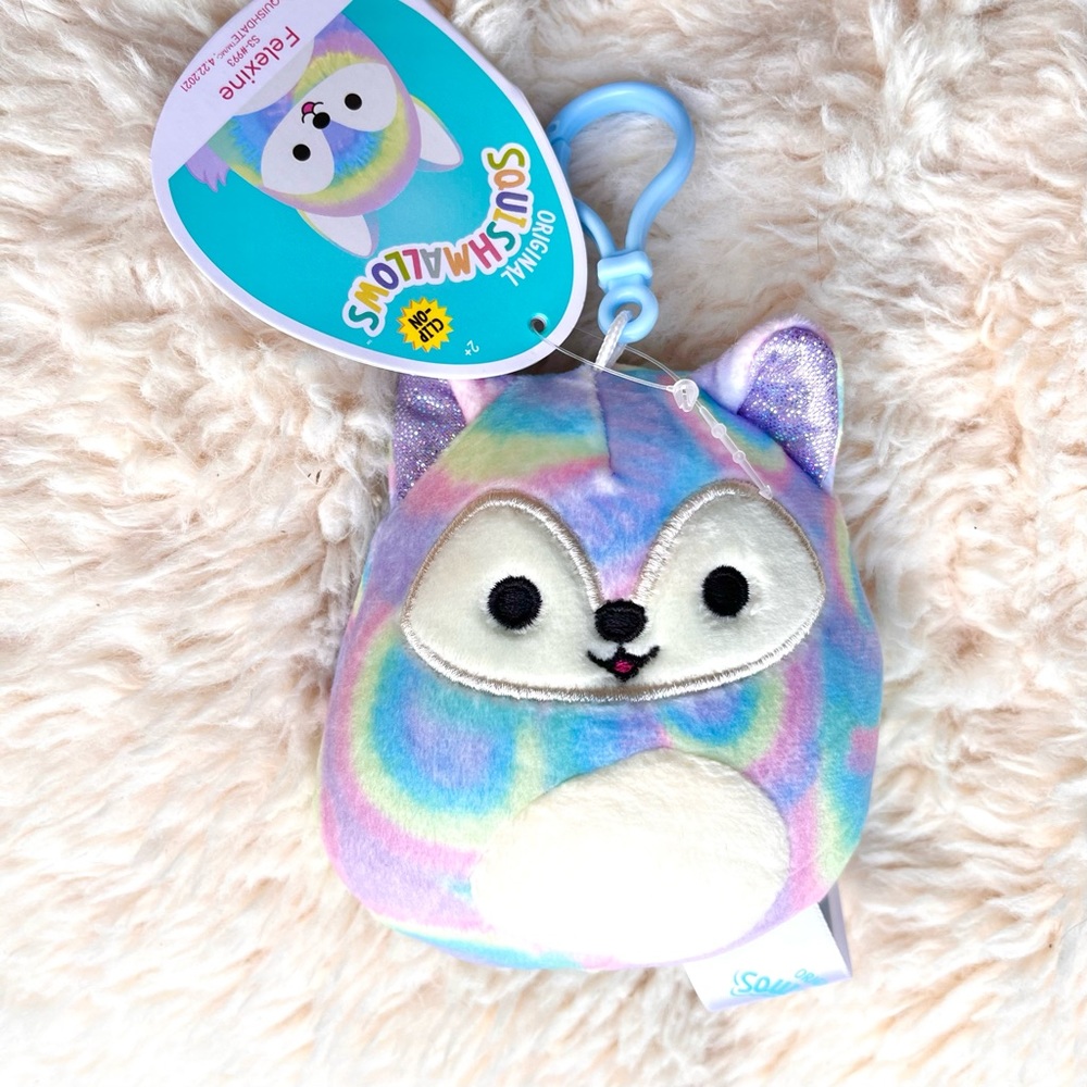 3.5" Felexine the Fox Squishmallow Clip
